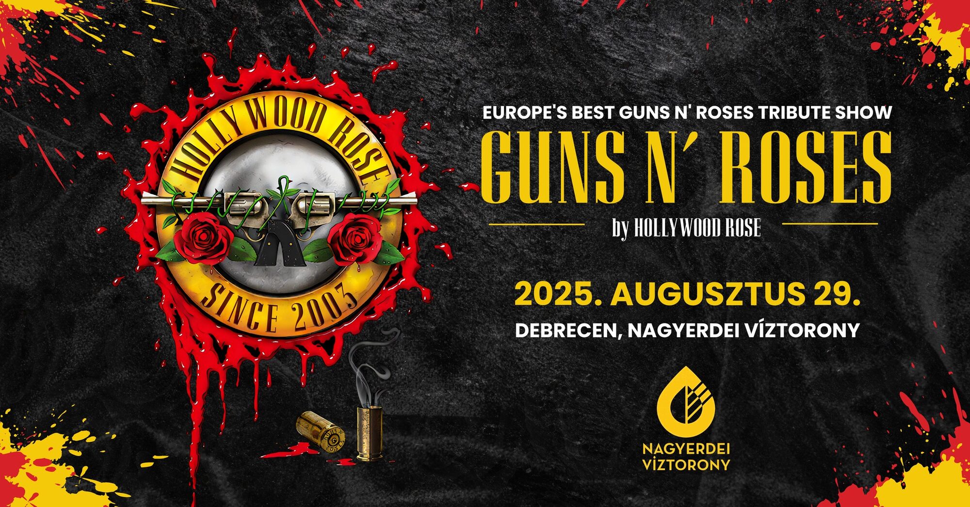 Guns N' Roses tribute show by Hollywood Rose