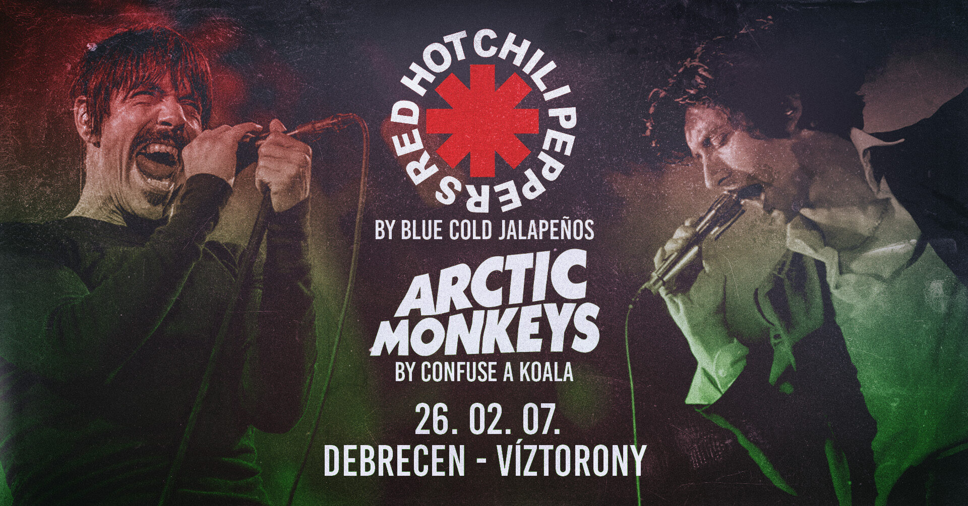 Red Hot Chili Peppers by Blue Cold Jalapeños, Arctic Monkeys by Confuse a Koala