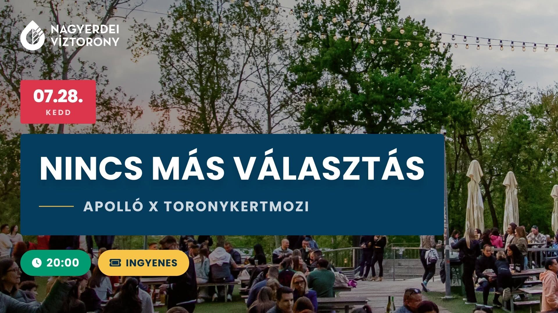 Apolló x Toronykertmozi – Nincs más választás