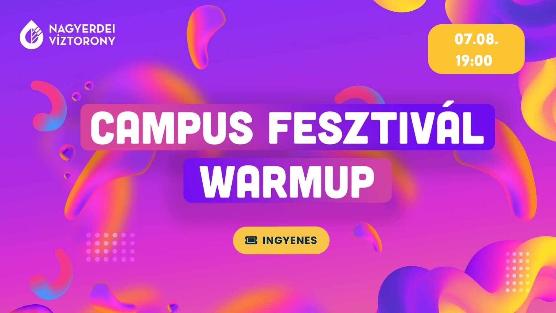 Campus Fesztivál – Warmup