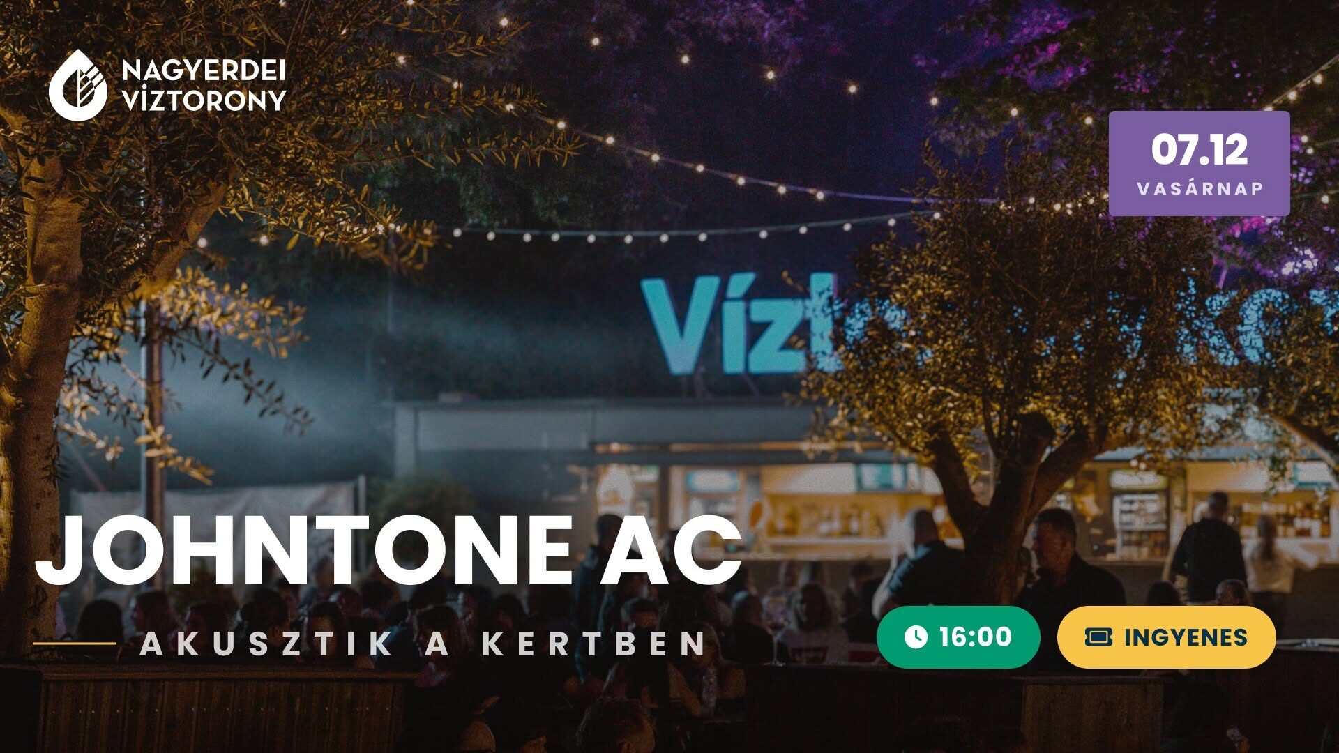 Akusztik a kertben – JohnTone AC.