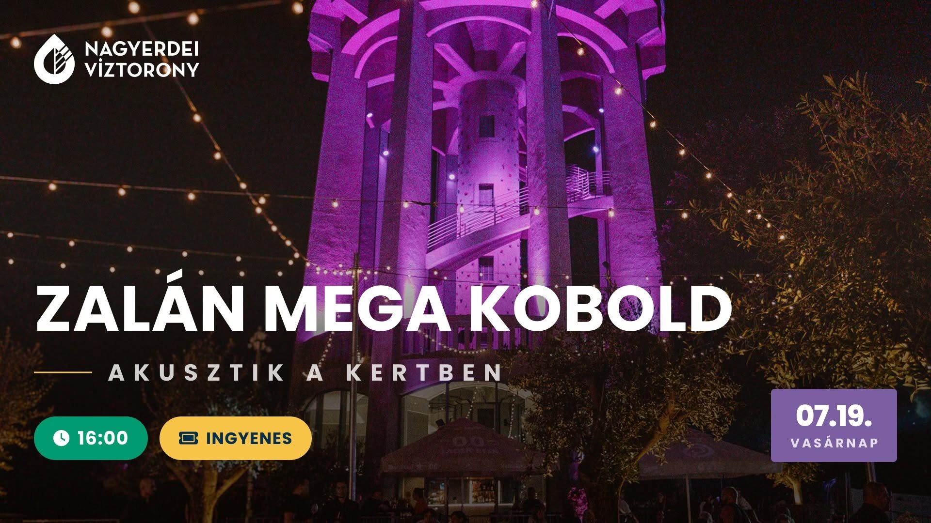Akusztik a kertben – Zalán MEGA Kobold
