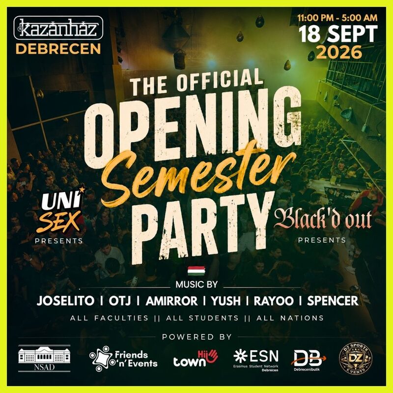 The Official Opening Semester Party