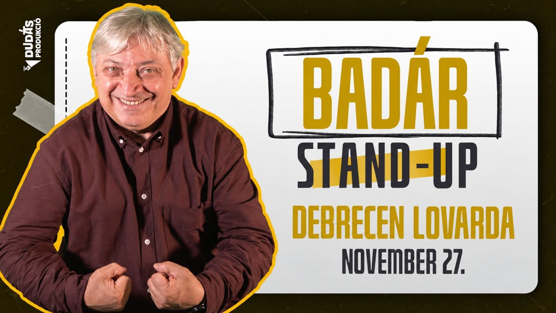 Badár Sándor stand-up est