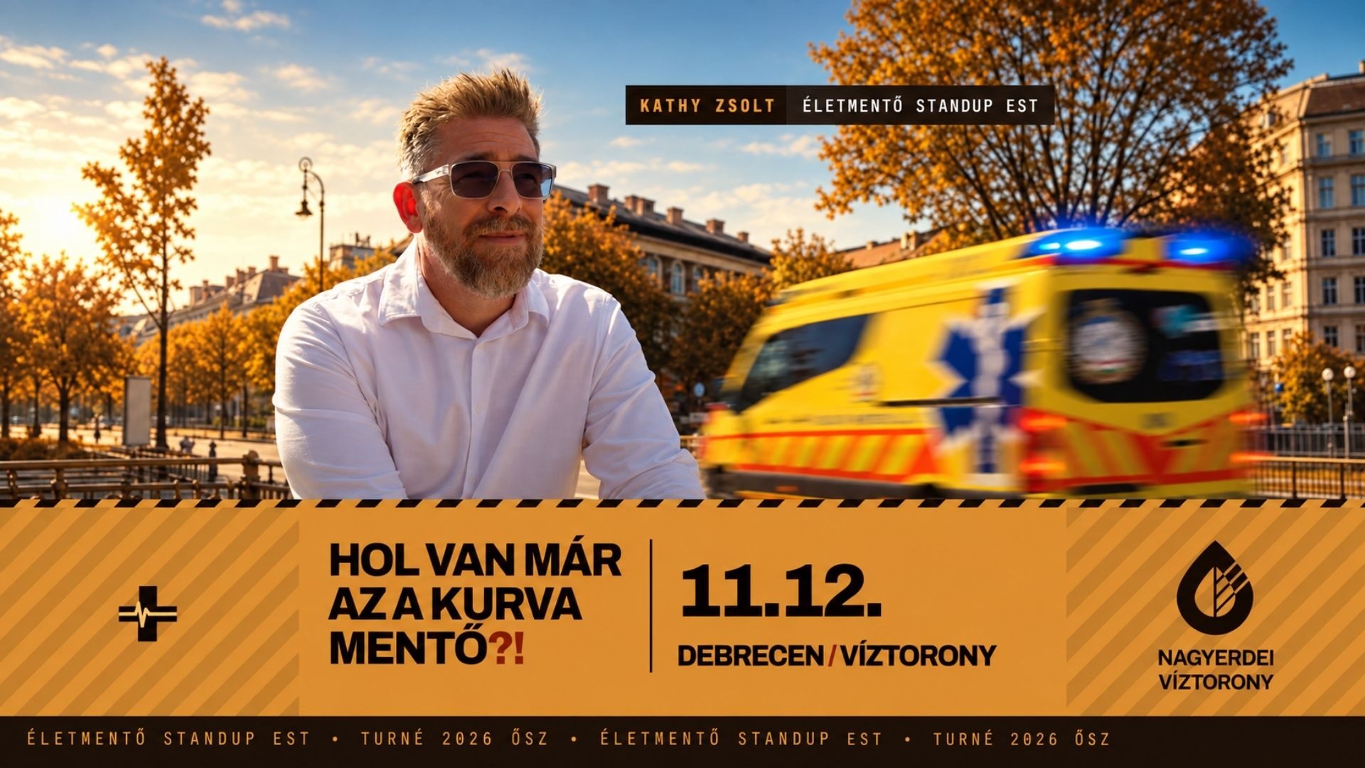 Where the Fuck Is That Ambulance?! – A Life-Saving Stand-Up Night